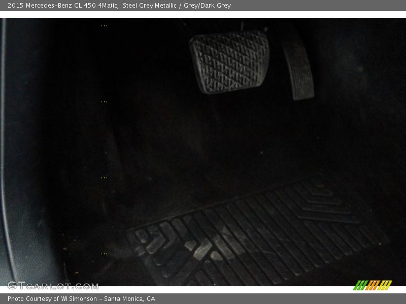 Steel Grey Metallic / Grey/Dark Grey 2015 Mercedes-Benz GL 450 4Matic