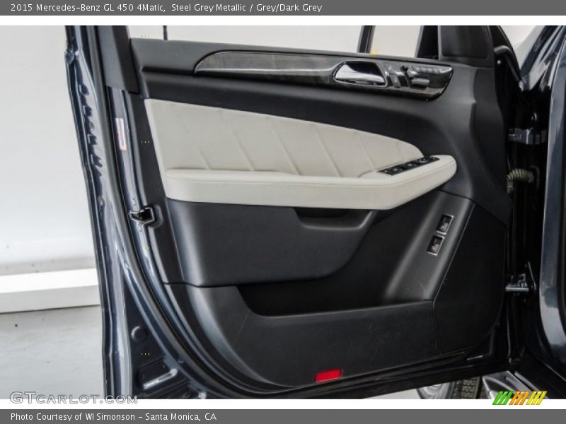 Steel Grey Metallic / Grey/Dark Grey 2015 Mercedes-Benz GL 450 4Matic