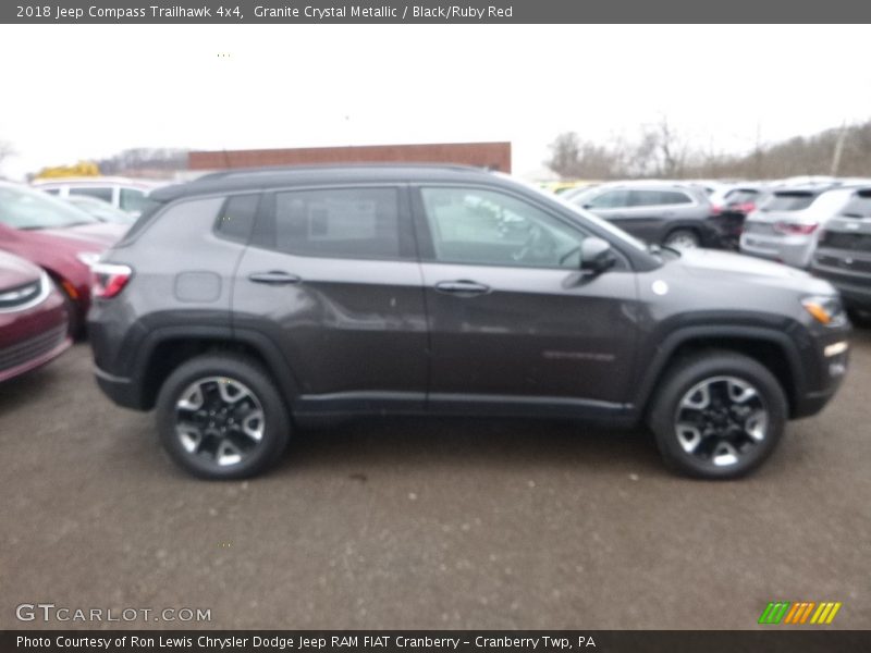 Granite Crystal Metallic / Black/Ruby Red 2018 Jeep Compass Trailhawk 4x4