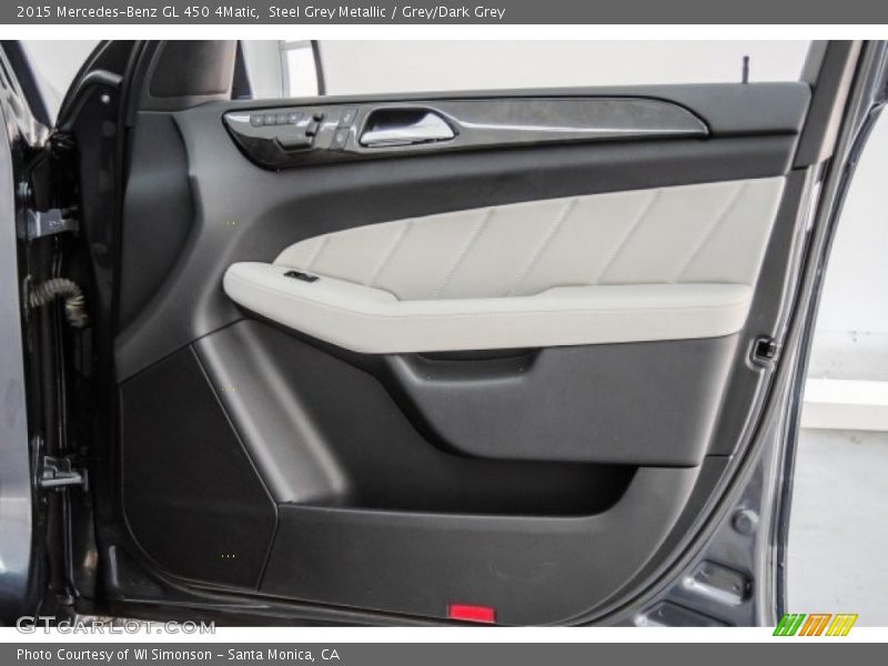 Steel Grey Metallic / Grey/Dark Grey 2015 Mercedes-Benz GL 450 4Matic