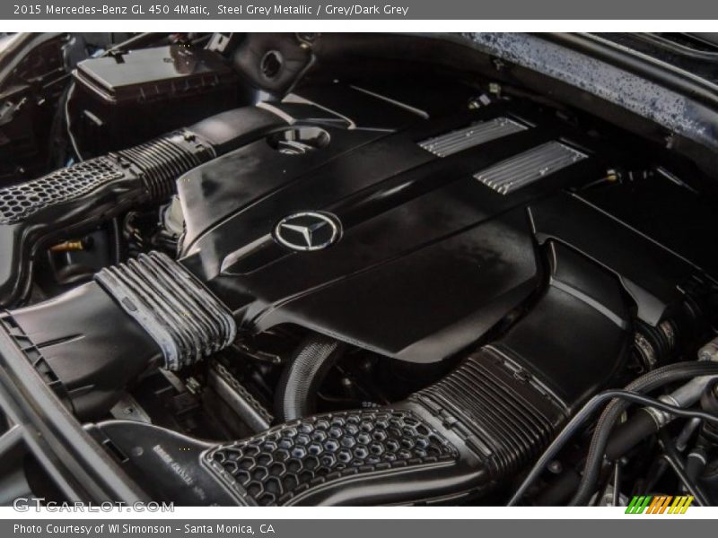 Steel Grey Metallic / Grey/Dark Grey 2015 Mercedes-Benz GL 450 4Matic