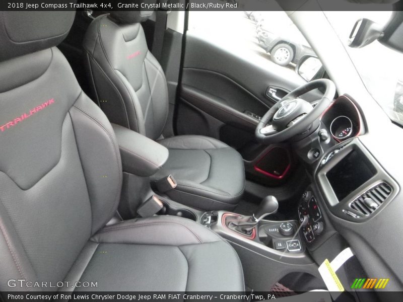 Granite Crystal Metallic / Black/Ruby Red 2018 Jeep Compass Trailhawk 4x4