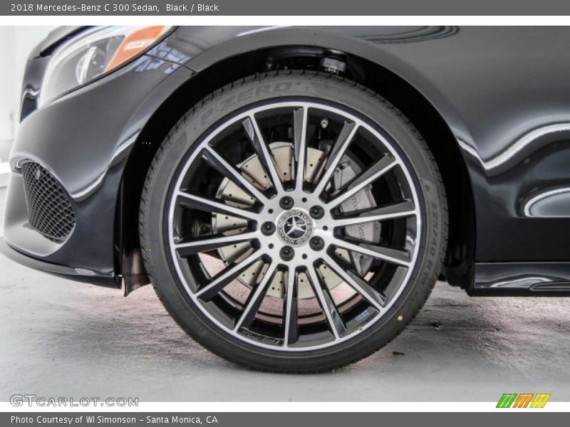 Black / Black 2018 Mercedes-Benz C 300 Sedan