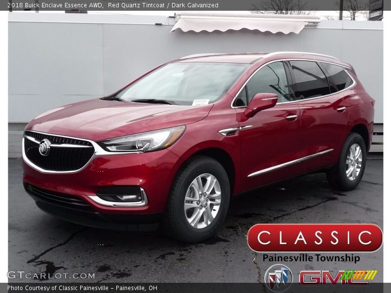 Red Quartz Tintcoat / Dark Galvanized 2018 Buick Enclave Essence AWD