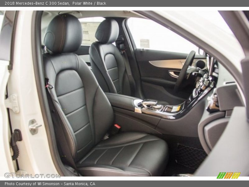 Polar White / Black 2018 Mercedes-Benz C 300 Sedan