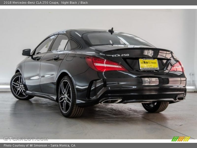 Night Black / Black 2018 Mercedes-Benz CLA 250 Coupe