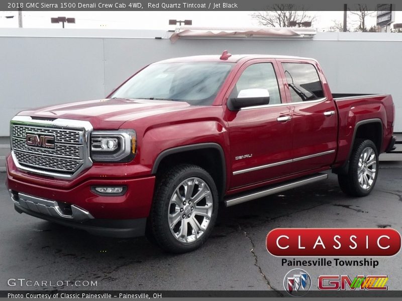 Red Quartz Tintcoat / Jet Black 2018 GMC Sierra 1500 Denali Crew Cab 4WD