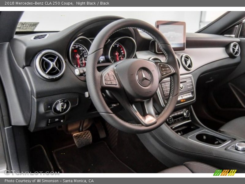 Night Black / Black 2018 Mercedes-Benz CLA 250 Coupe