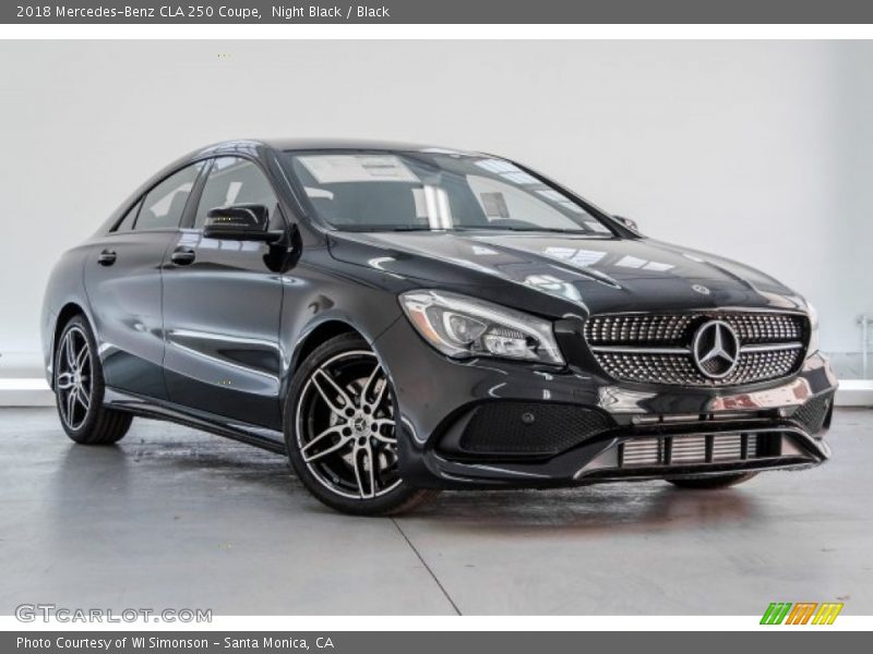 Night Black / Black 2018 Mercedes-Benz CLA 250 Coupe