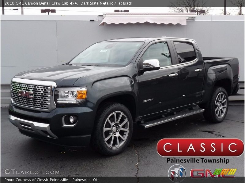 Dark Slate Metallic / Jet Black 2018 GMC Canyon Denali Crew Cab 4x4
