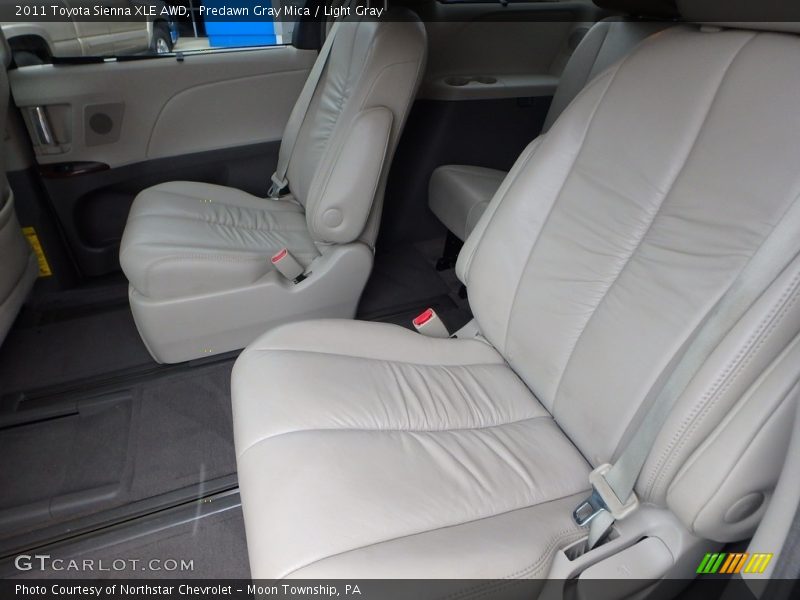 Predawn Gray Mica / Light Gray 2011 Toyota Sienna XLE AWD