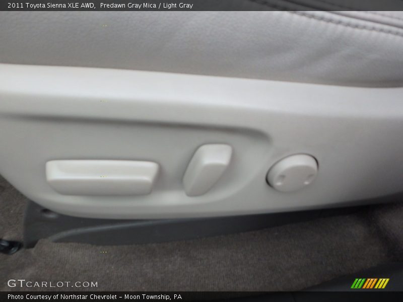 Predawn Gray Mica / Light Gray 2011 Toyota Sienna XLE AWD