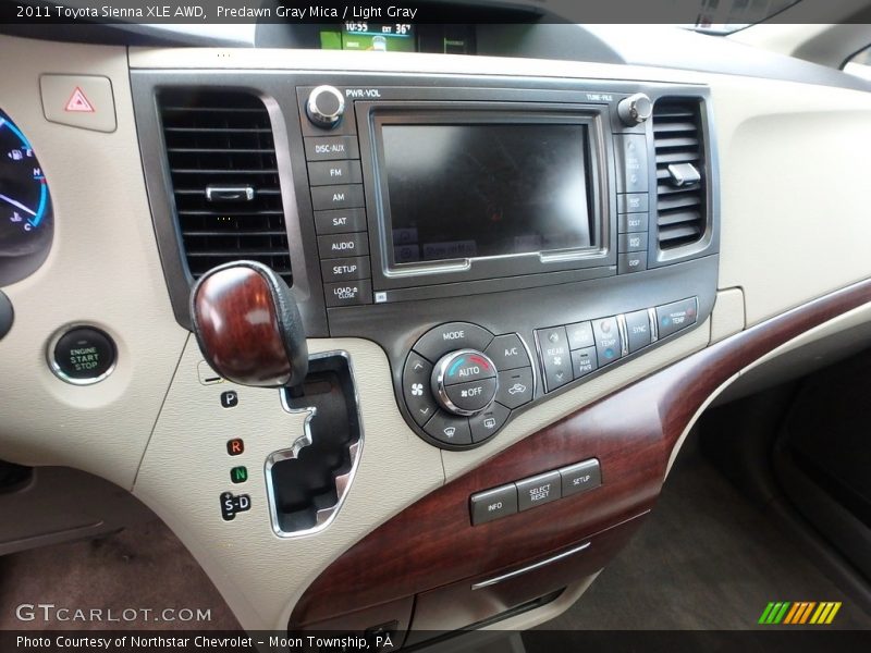 Predawn Gray Mica / Light Gray 2011 Toyota Sienna XLE AWD