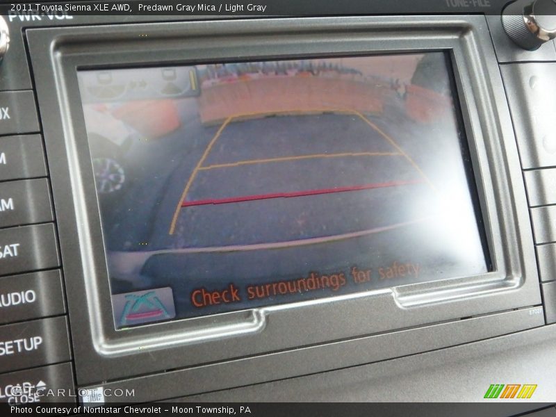 Predawn Gray Mica / Light Gray 2011 Toyota Sienna XLE AWD
