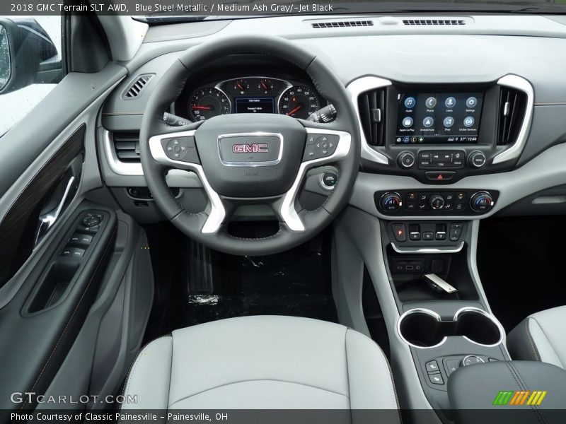 Blue Steel Metallic / Medium Ash Gray/­Jet Black 2018 GMC Terrain SLT AWD