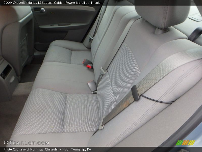 Golden Pewter Metallic / Titanium 2009 Chevrolet Malibu LS Sedan