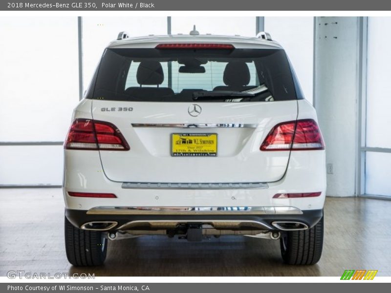 Polar White / Black 2018 Mercedes-Benz GLE 350