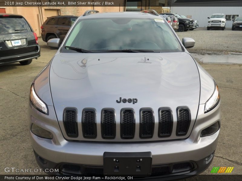 Billet Silver Metallic / Black 2018 Jeep Cherokee Latitude 4x4