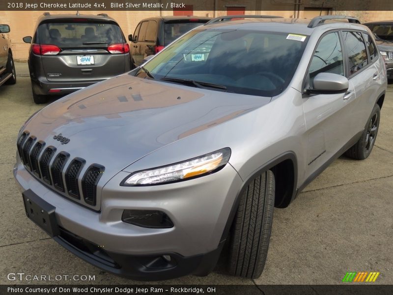 Billet Silver Metallic / Black 2018 Jeep Cherokee Latitude 4x4