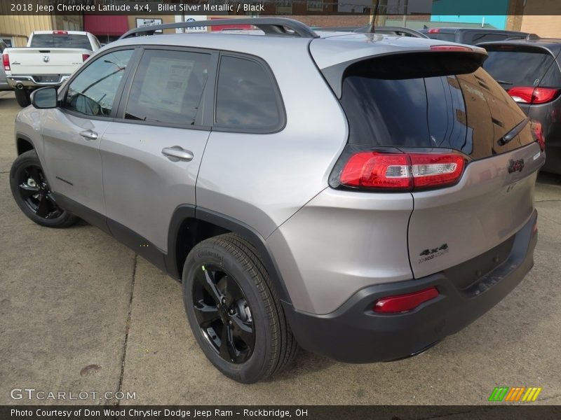 Billet Silver Metallic / Black 2018 Jeep Cherokee Latitude 4x4
