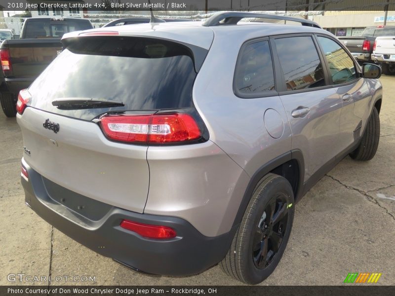 Billet Silver Metallic / Black 2018 Jeep Cherokee Latitude 4x4