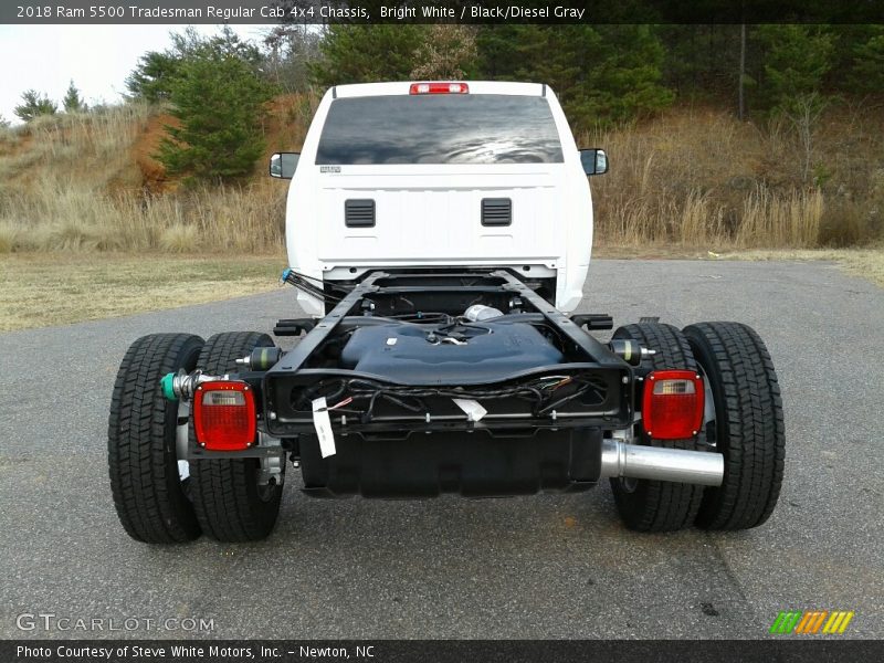 Bright White / Black/Diesel Gray 2018 Ram 5500 Tradesman Regular Cab 4x4 Chassis