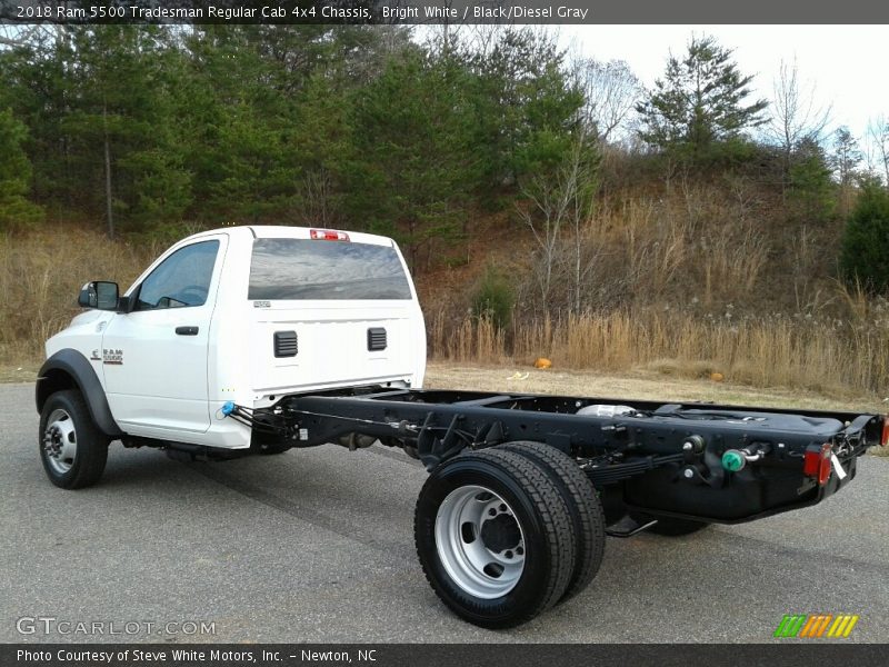 Bright White / Black/Diesel Gray 2018 Ram 5500 Tradesman Regular Cab 4x4 Chassis