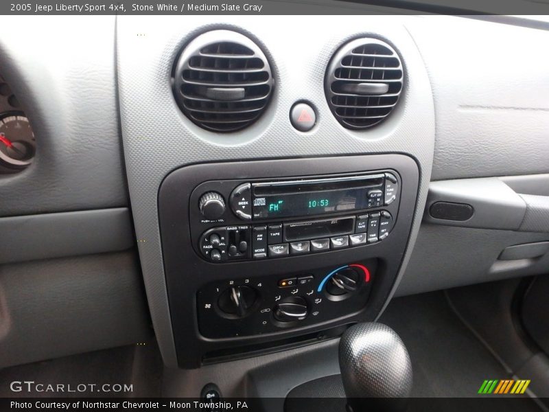 Stone White / Medium Slate Gray 2005 Jeep Liberty Sport 4x4