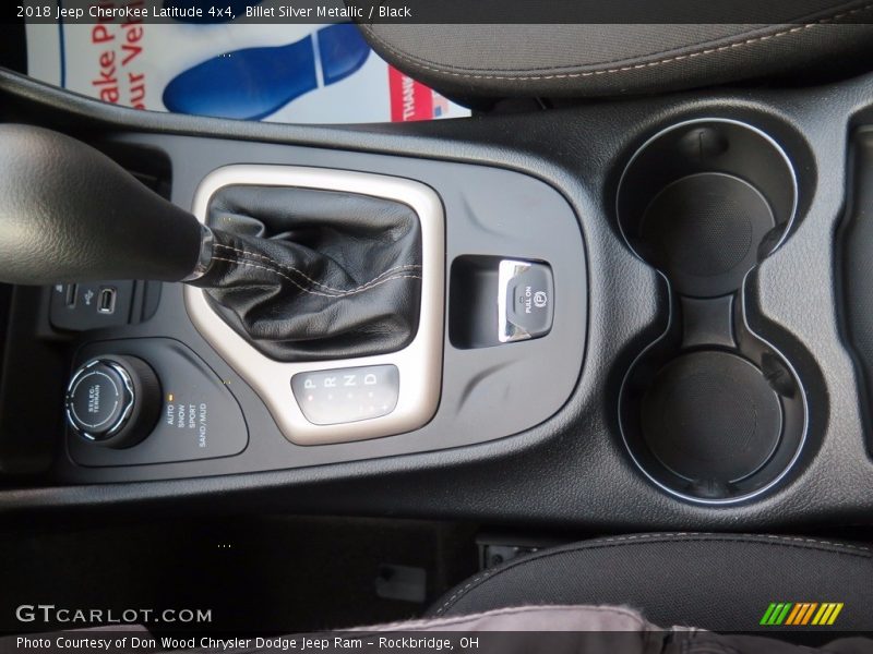 Billet Silver Metallic / Black 2018 Jeep Cherokee Latitude 4x4