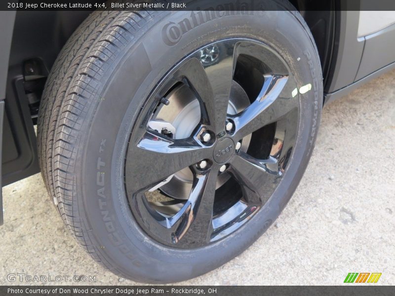 Billet Silver Metallic / Black 2018 Jeep Cherokee Latitude 4x4