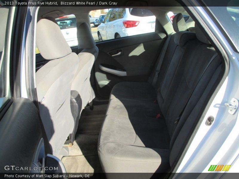 Blizzard White Pearl / Dark Gray 2013 Toyota Prius Five Hybrid