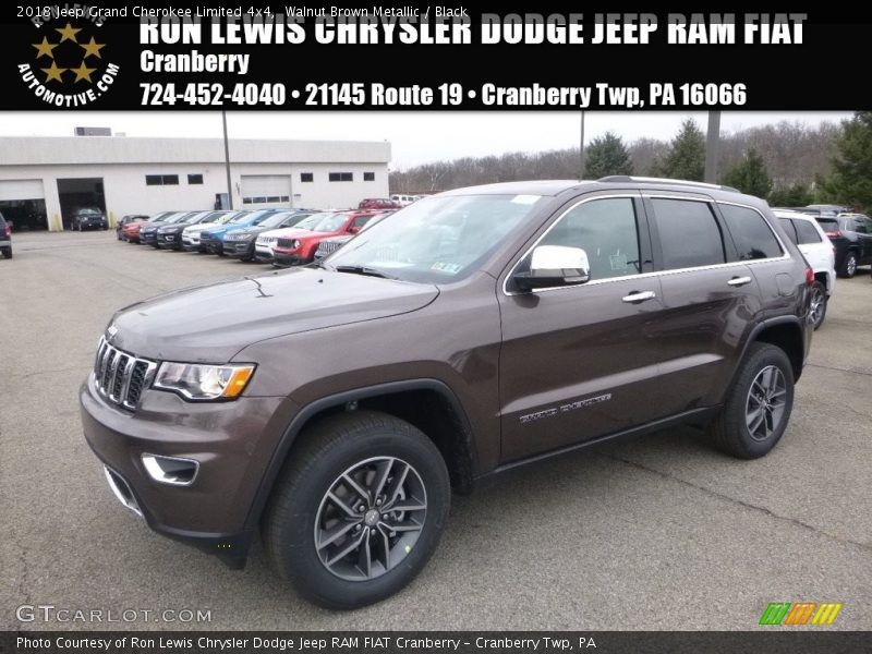 Walnut Brown Metallic / Black 2018 Jeep Grand Cherokee Limited 4x4