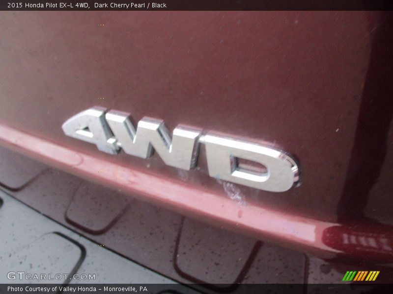 Dark Cherry Pearl / Black 2015 Honda Pilot EX-L 4WD