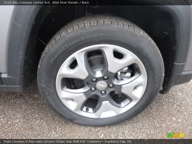 Billet Silver Metallic / Black 2018 Jeep Compass Limited 4x4