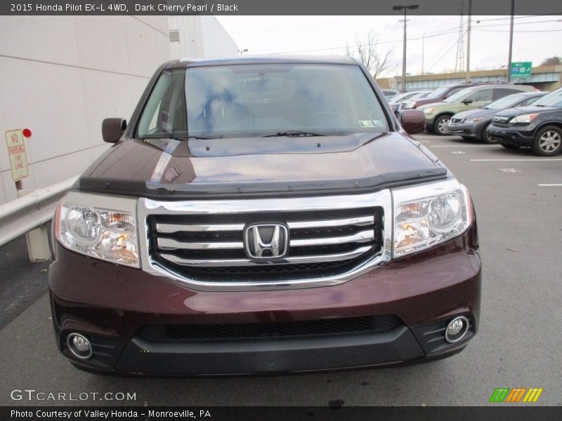 Dark Cherry Pearl / Black 2015 Honda Pilot EX-L 4WD
