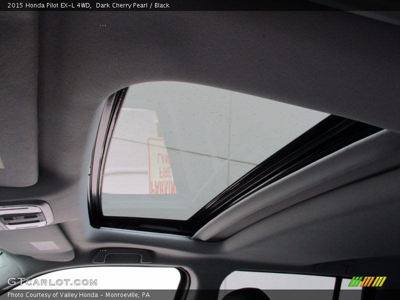 Dark Cherry Pearl / Black 2015 Honda Pilot EX-L 4WD