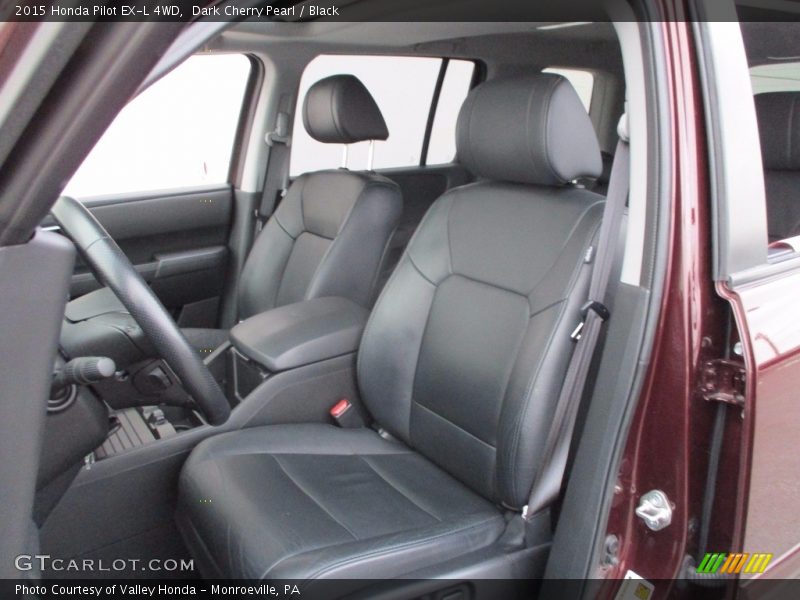 Dark Cherry Pearl / Black 2015 Honda Pilot EX-L 4WD