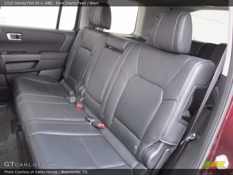 Dark Cherry Pearl / Black 2015 Honda Pilot EX-L 4WD