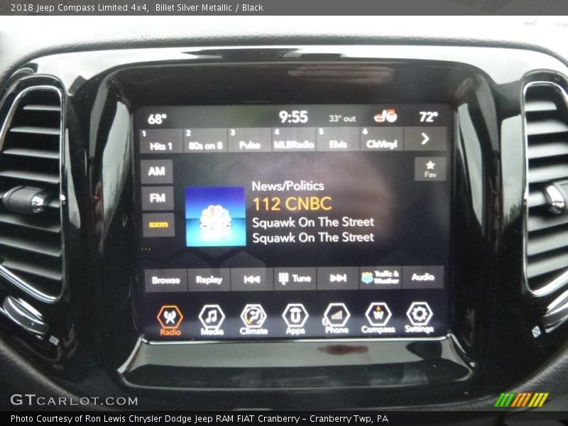 Billet Silver Metallic / Black 2018 Jeep Compass Limited 4x4