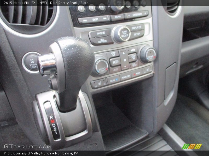 Dark Cherry Pearl / Black 2015 Honda Pilot EX-L 4WD