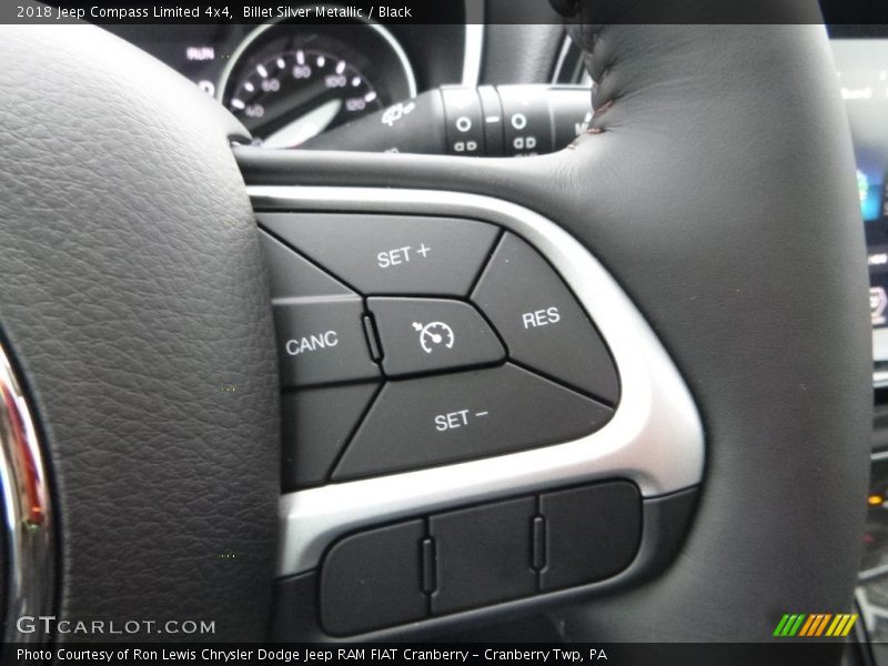 Billet Silver Metallic / Black 2018 Jeep Compass Limited 4x4