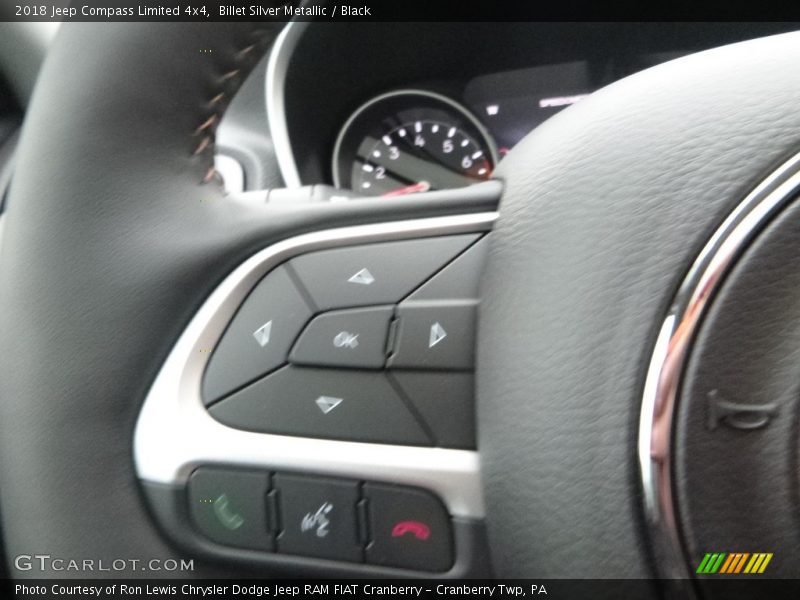 Billet Silver Metallic / Black 2018 Jeep Compass Limited 4x4