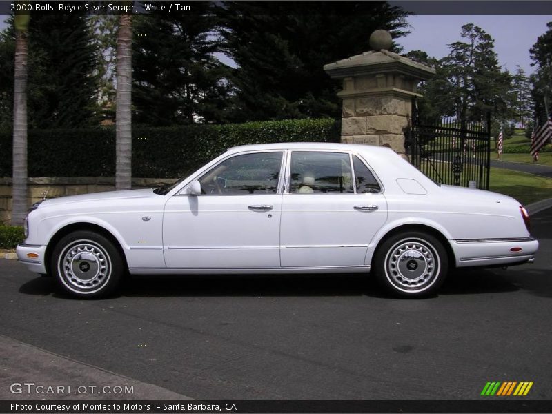 White / Tan 2000 Rolls-Royce Silver Seraph