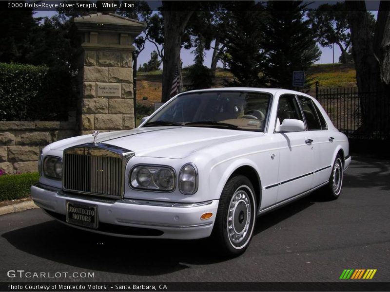 White / Tan 2000 Rolls-Royce Silver Seraph