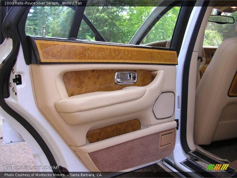 White / Tan 2000 Rolls-Royce Silver Seraph