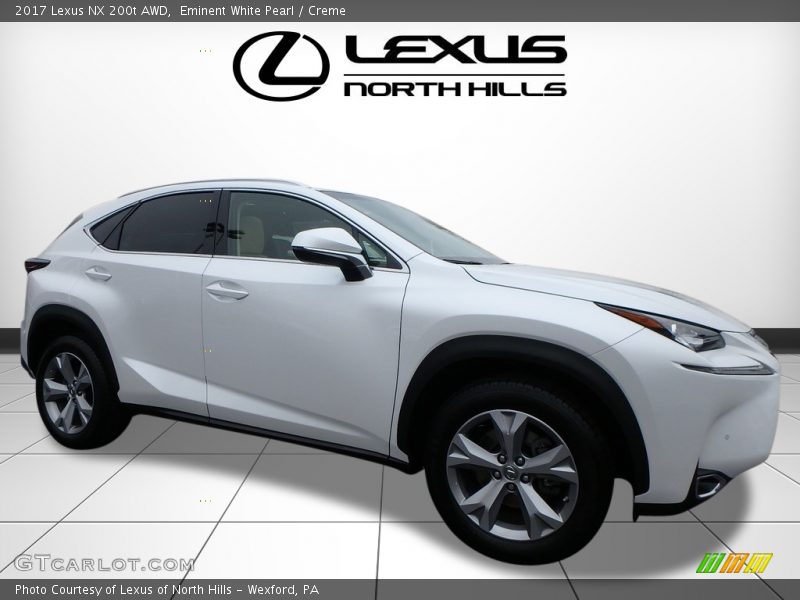 Eminent White Pearl / Creme 2017 Lexus NX 200t AWD