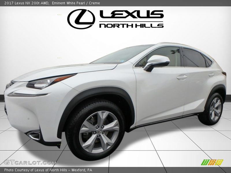 Eminent White Pearl / Creme 2017 Lexus NX 200t AWD