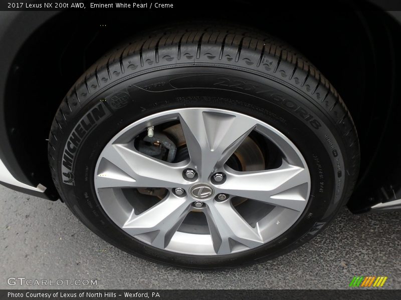 Eminent White Pearl / Creme 2017 Lexus NX 200t AWD