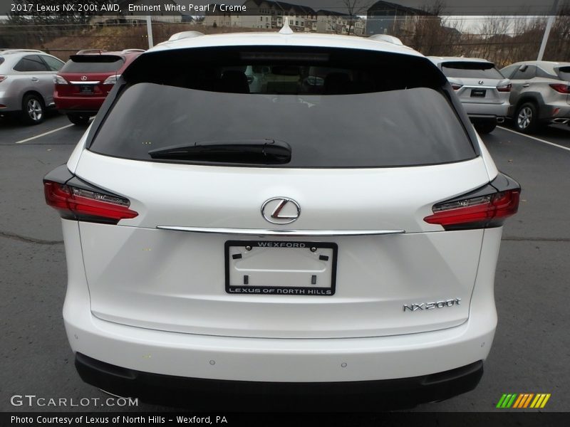 Eminent White Pearl / Creme 2017 Lexus NX 200t AWD