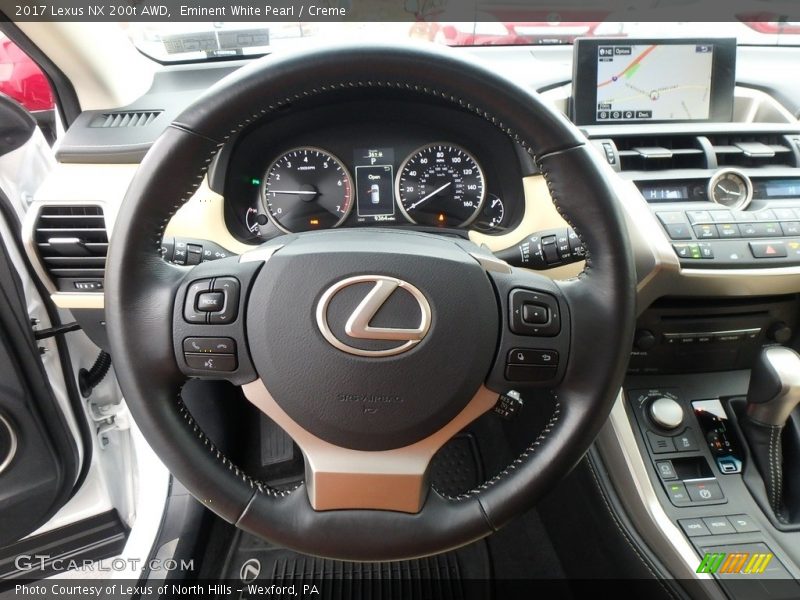 Eminent White Pearl / Creme 2017 Lexus NX 200t AWD